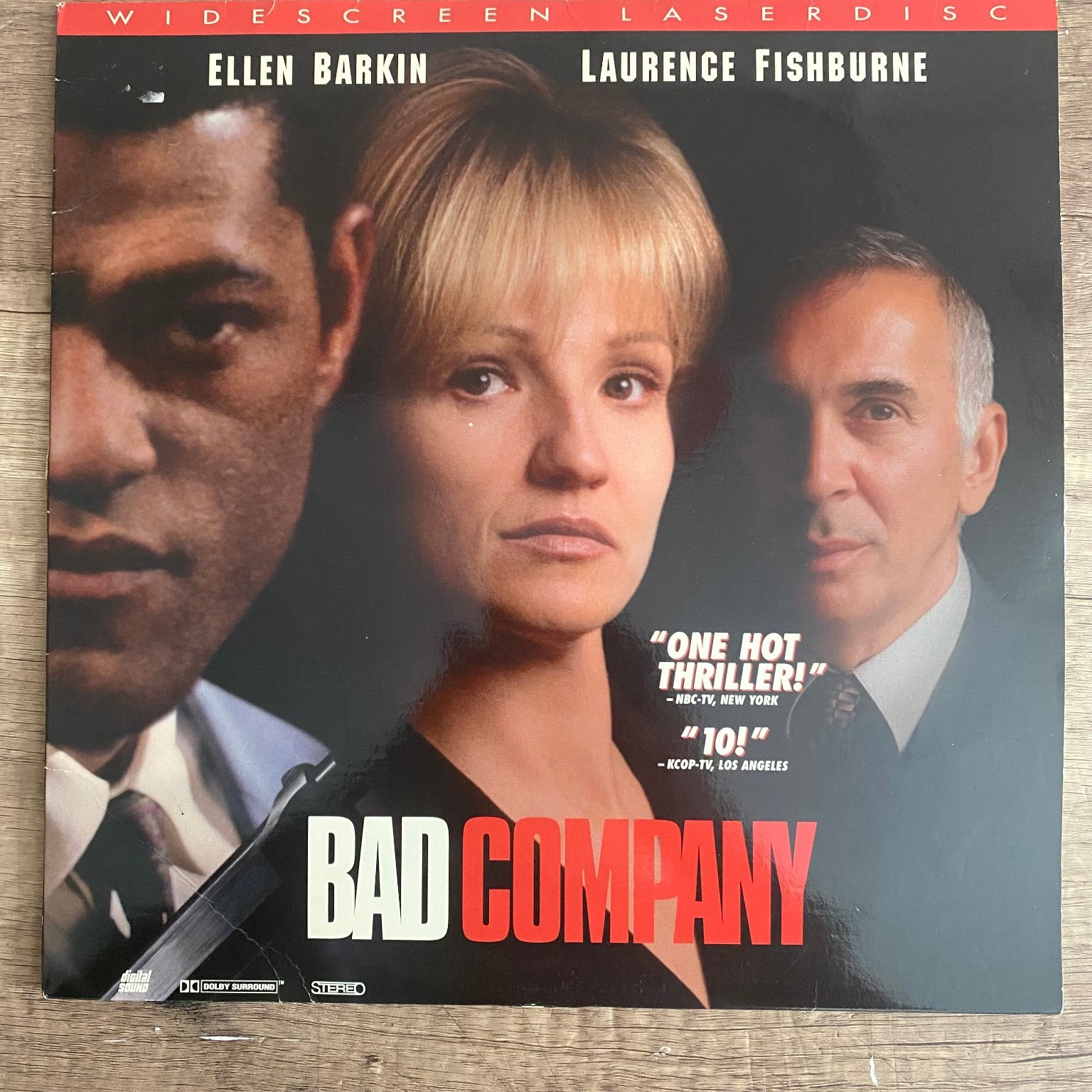 Bad Company LaserDisc 1995 Thriller Widescreen Dolby Surround Touchstone