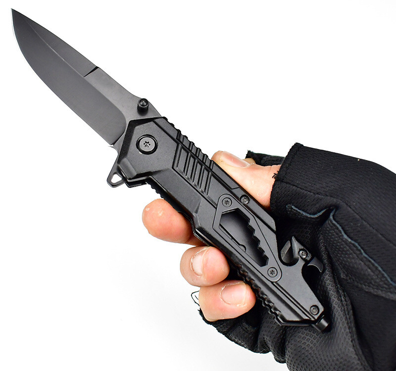7.87" TAC FORCE SPRING OPEN ASSISTED TACTICAL FOLDING POCKET KNIFE Rescue Blade