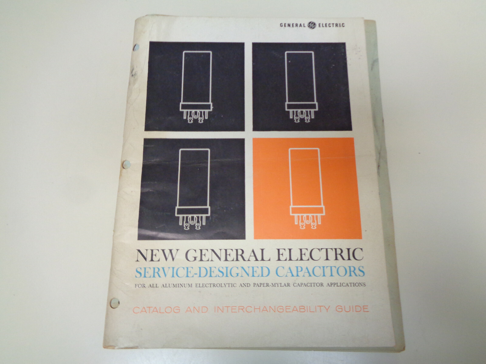 GE General Electric Capacitor Interchangeability Guide and Catalog 1961