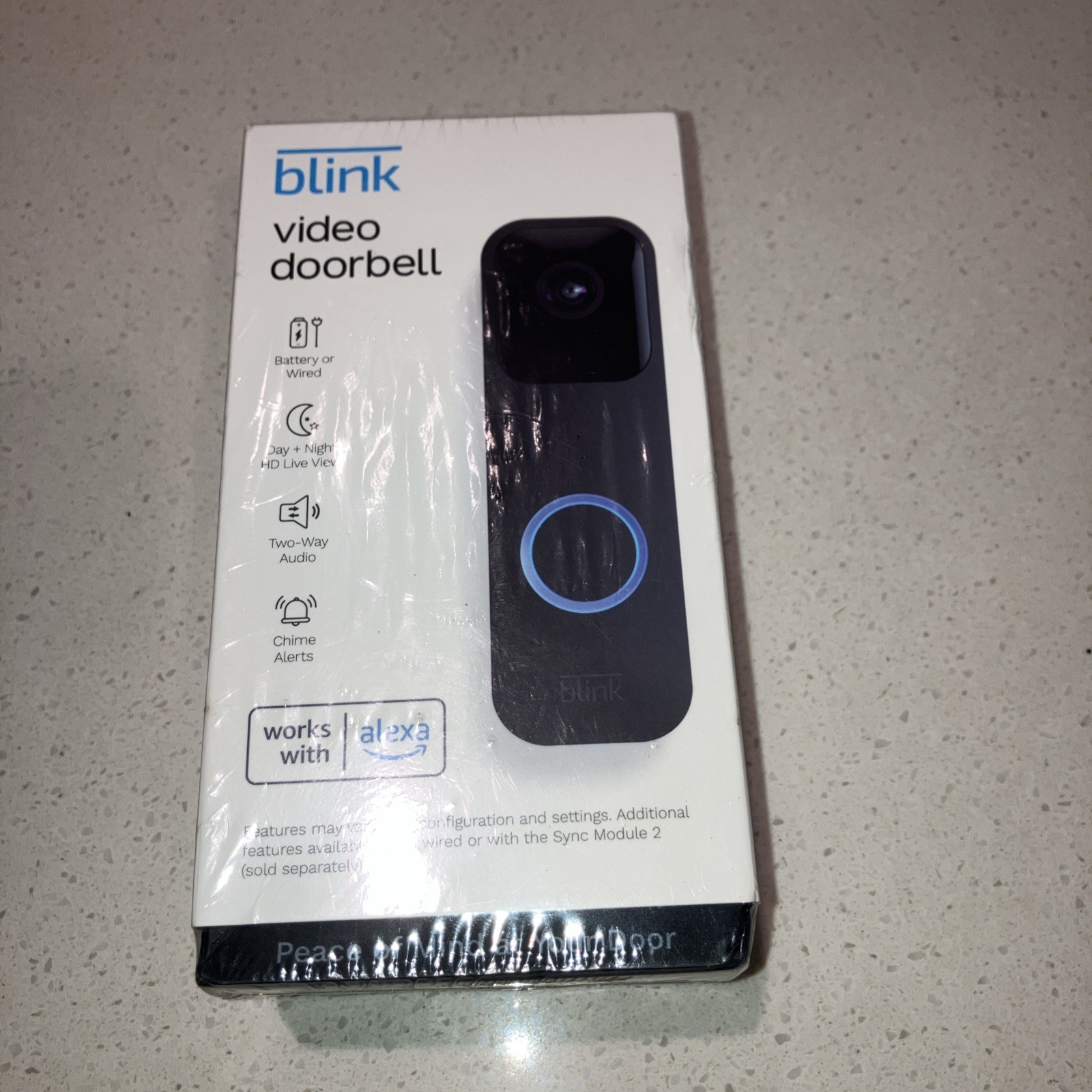 Blink Video Doorbell | TwoWay Audio | HD Video | Motion & Chime | Wireless/Wired