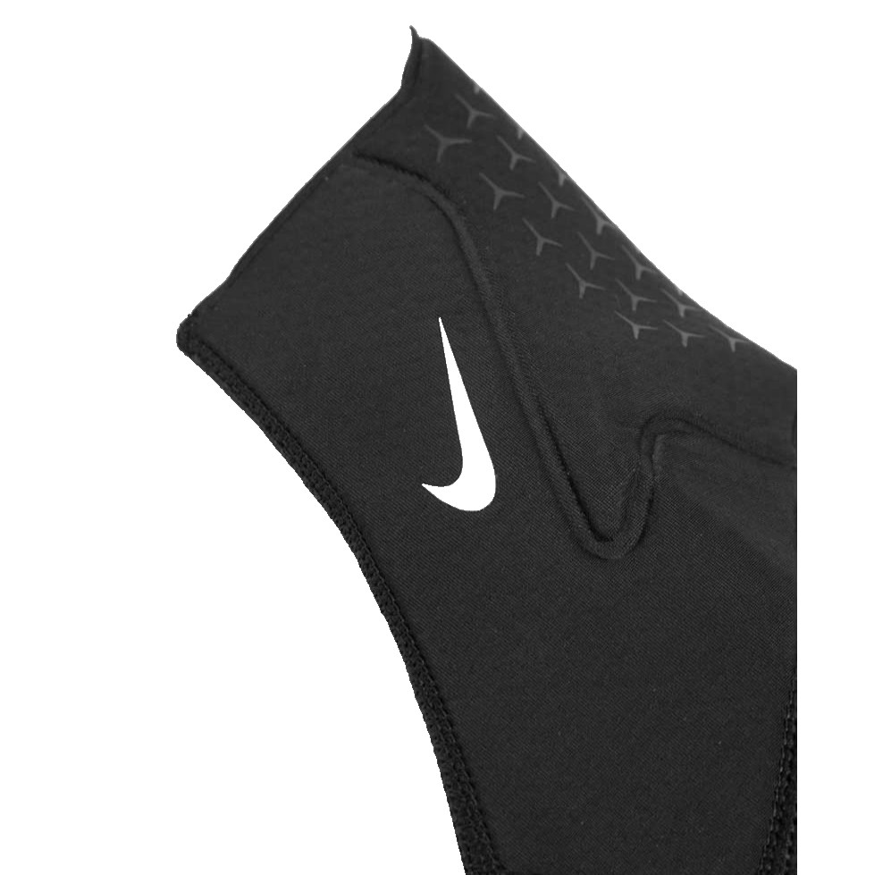 Nike PRO Ankle Sleeve 3 Black White Logo Size Large Compression Support Dri-FIT