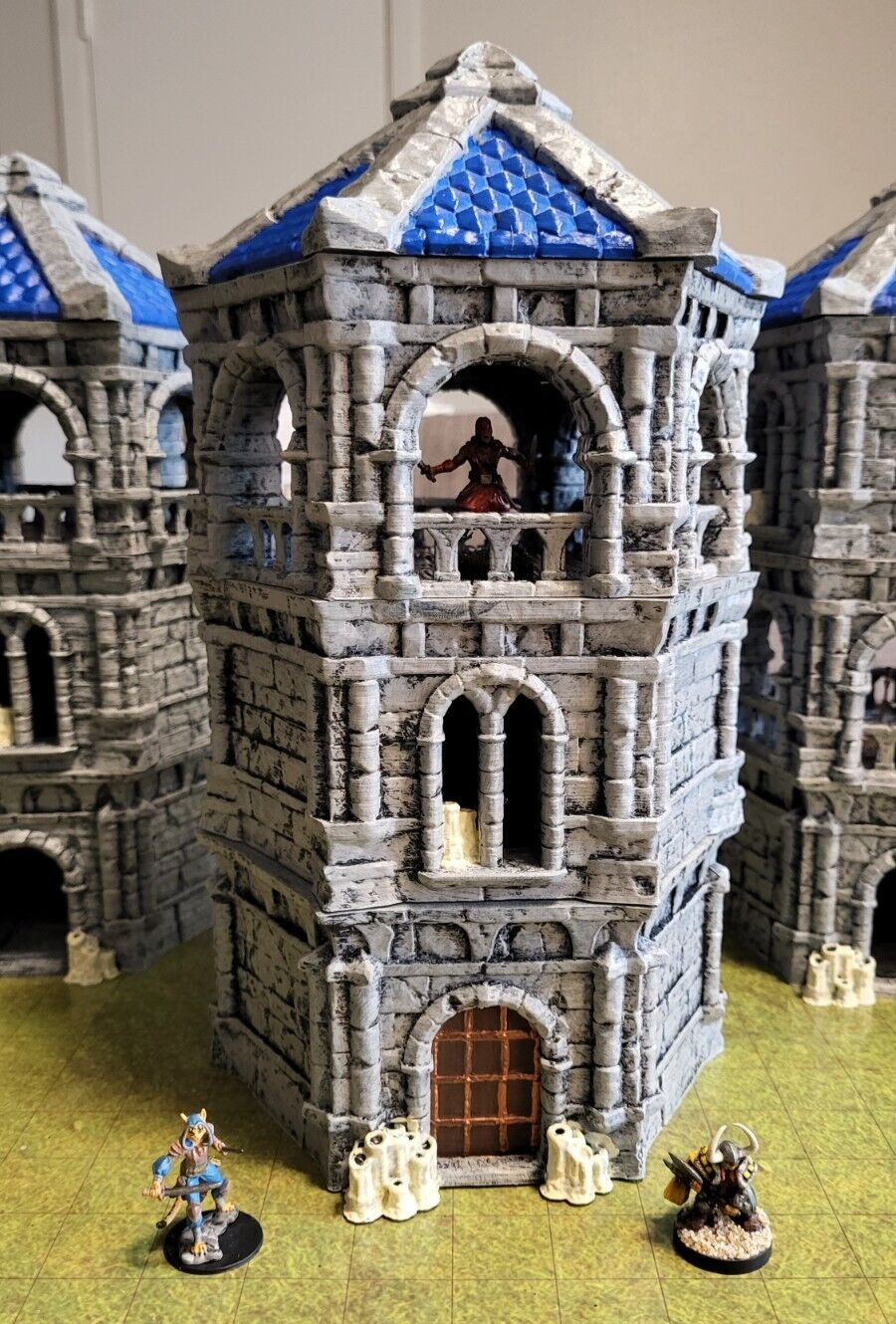 (1) D&D Tower FULLY PAINTED Dungeons & Dragons/Pathfinder Scenery (28mm)