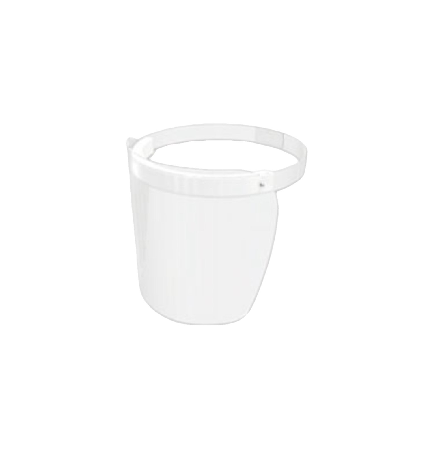 DEFPFMD100F Disposable Face Shield, 13 x 10, Clear, 100/Carton