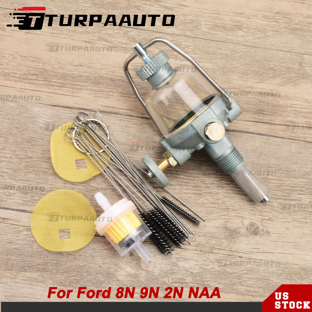Gas Fuel Sediment Bowl w/Shut Off For Ford NAA Jubilee 2N 8N 9N NAA9155 2N9155B