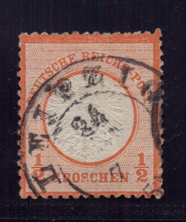 German Reich Michel number 18 stamped