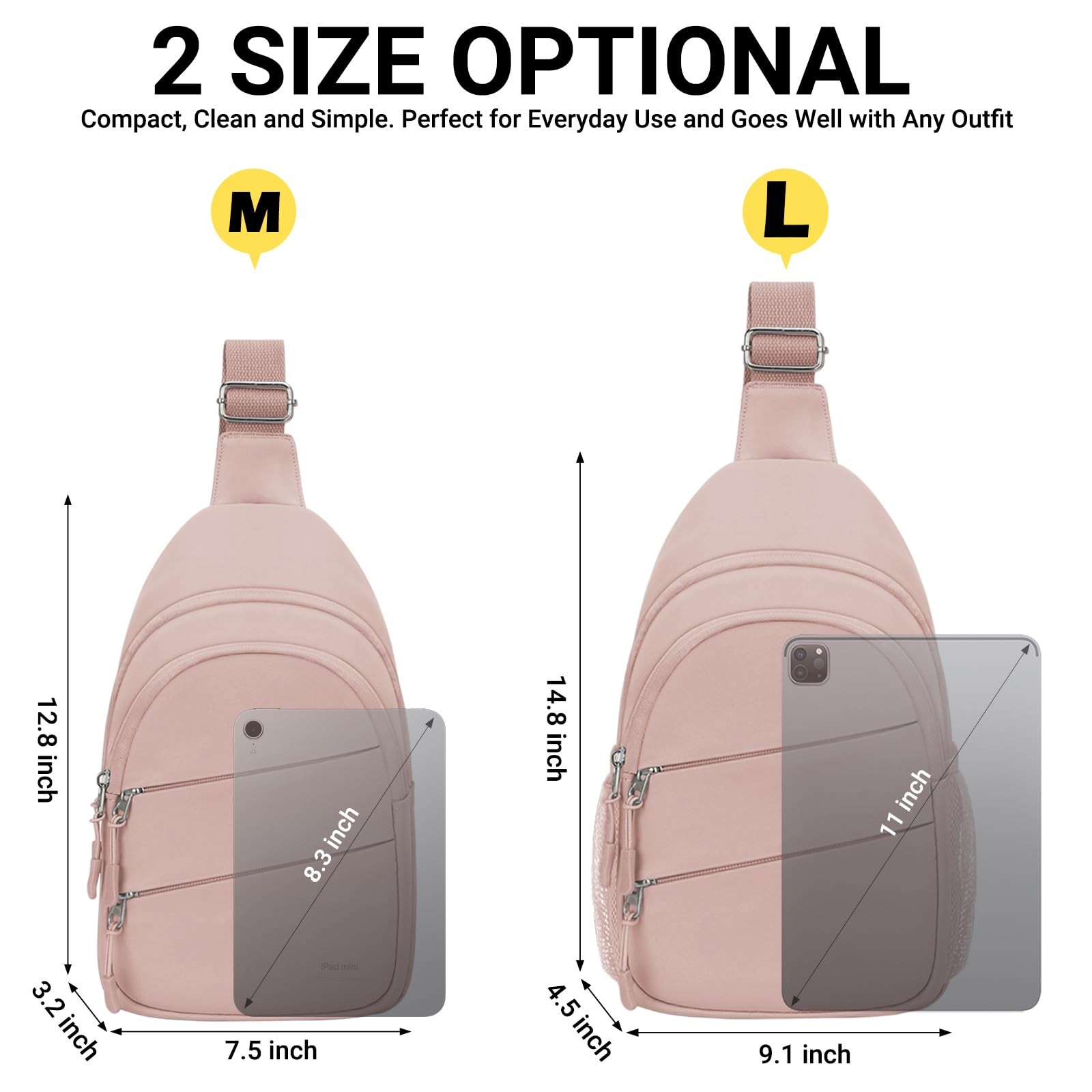 Crossbody Bags for Women, Sling Bag for Men, Small Hiking Backpack Anti Theft...