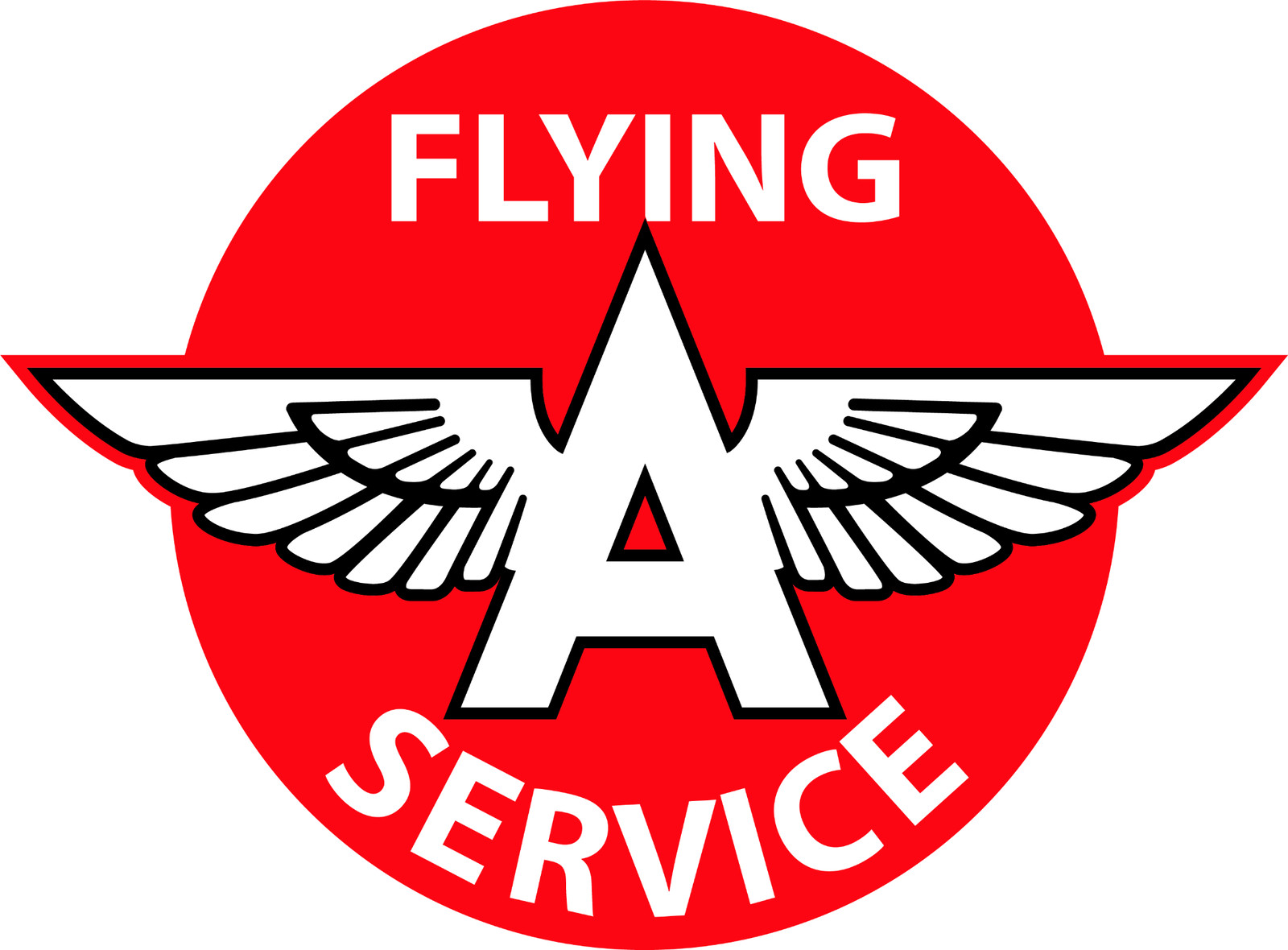 FLYING A OIL GAS DECAL  Sticker / Vinyl Decal  | 10 Sizes!! with TRACKING!