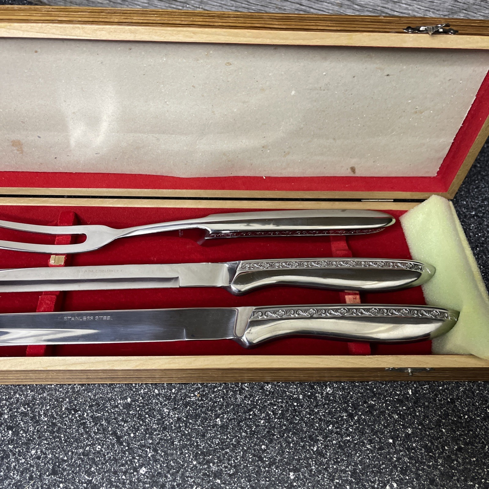 Carving Set And Craft Box