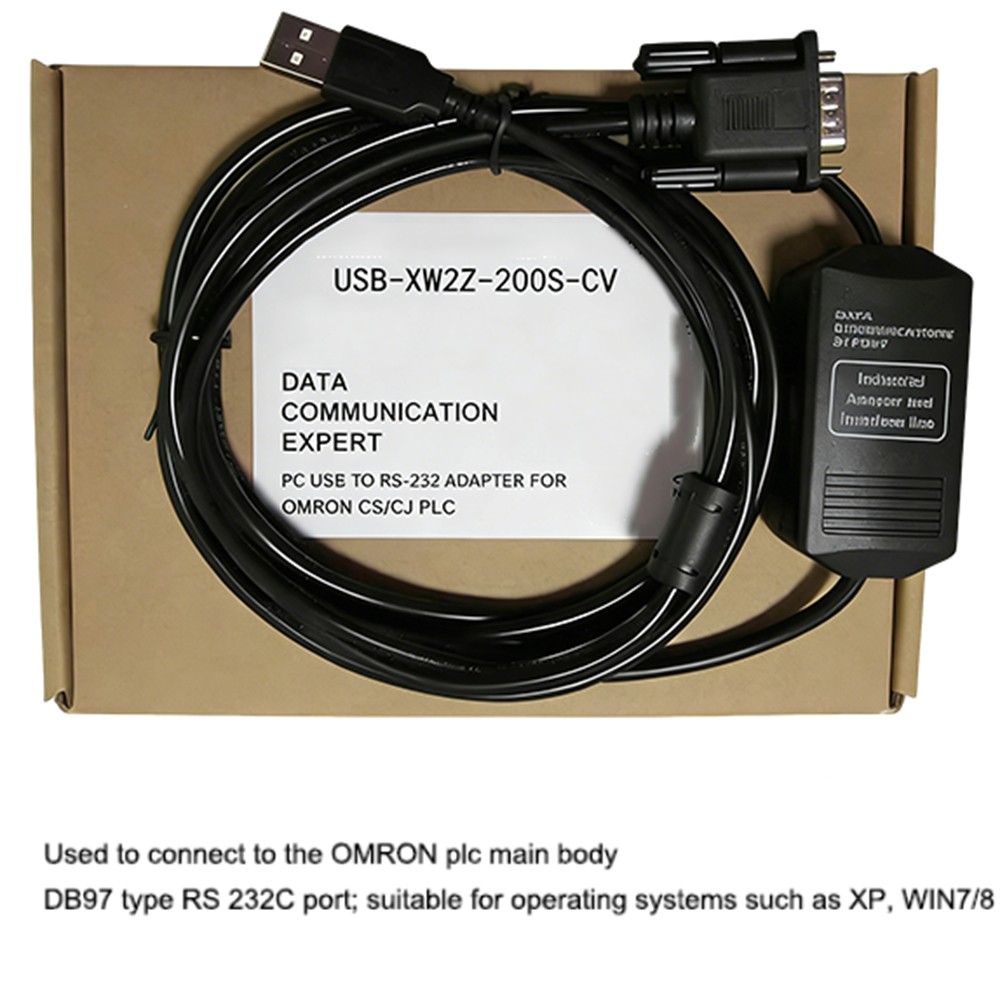 USB-XW2Z-200S-CV 3M Cable for Omron CP1H/CP1E/CJ/CPM2AH PLC