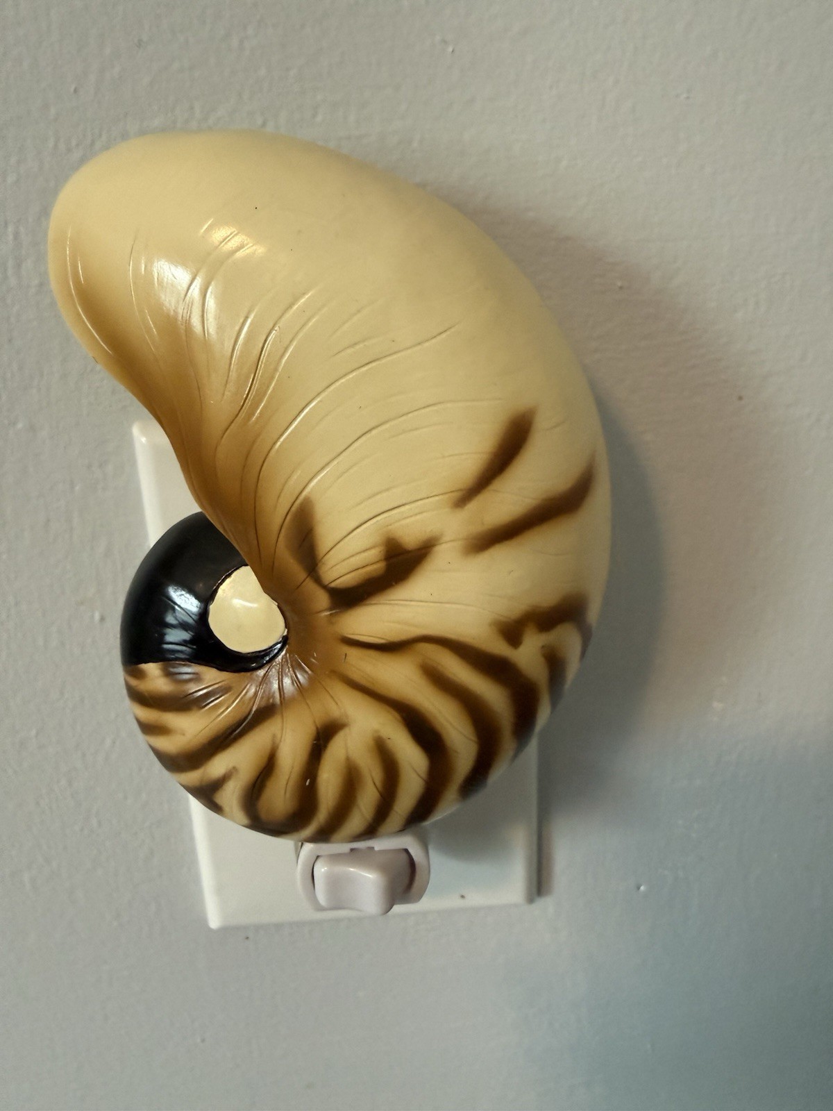 Ibis And Orchid Design Nautilus Shell Night Light New In Box Rare Retired