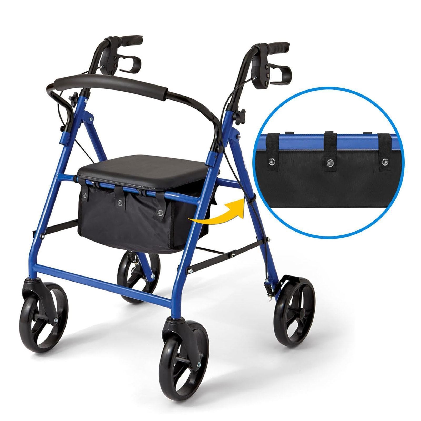 Under Seat Rollator Bag Walker Underseat Replacement Basket for Four Wheel
