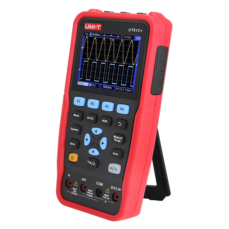 UNIT UT81A+/C+/B+/D+ Handheld Oscilloscope Multimeter 2CH 50/100Mhz 10000wfrms/s