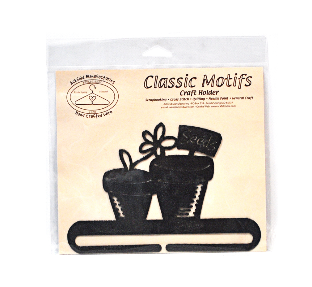 Classic Motifs Flower Pot 6 Inch Split Bottom Craft Holder