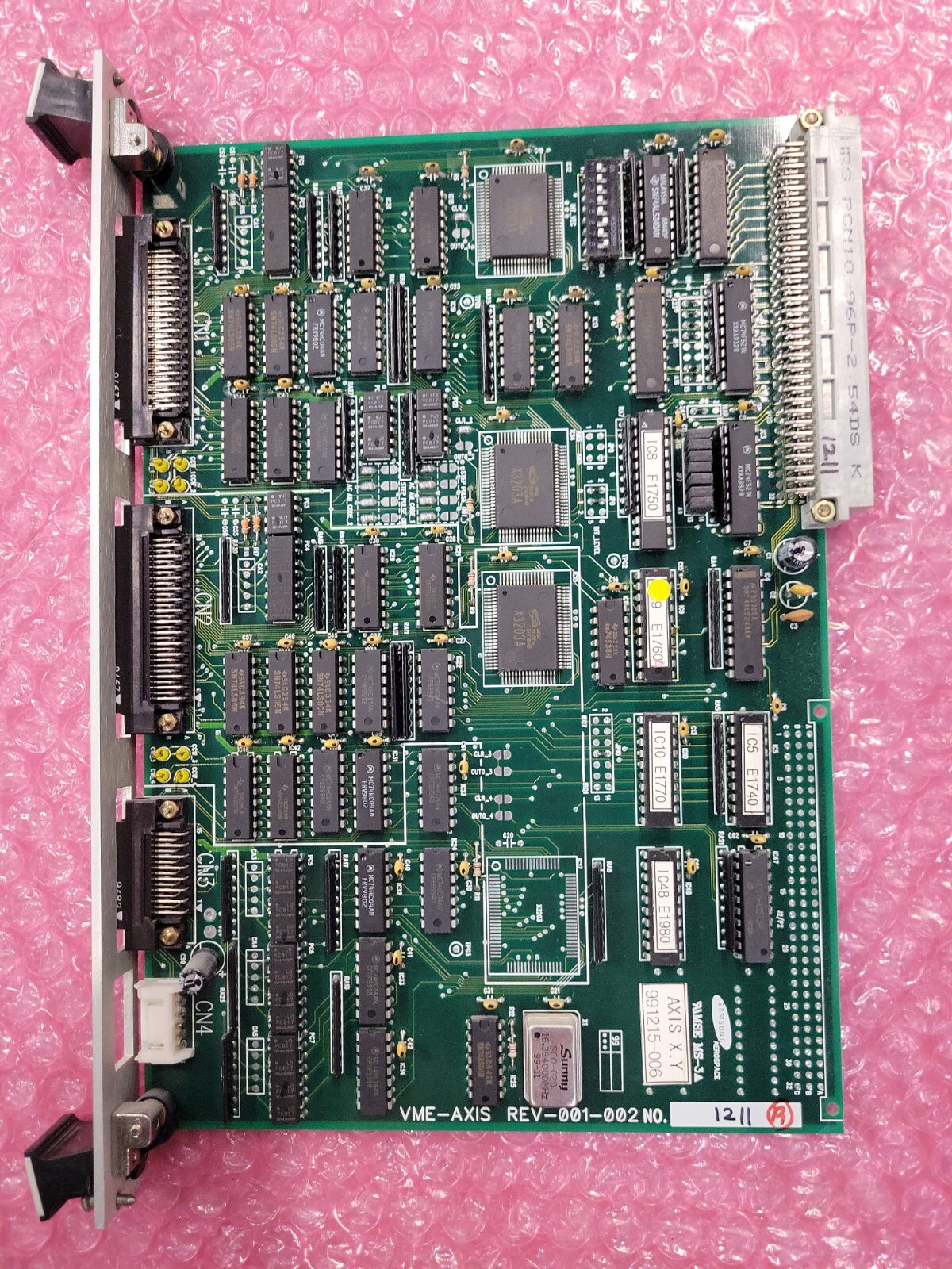 Samsung VME-Axis REV 001-002-1211, Samsung CP20 X Y Axes Control Board 991215-00