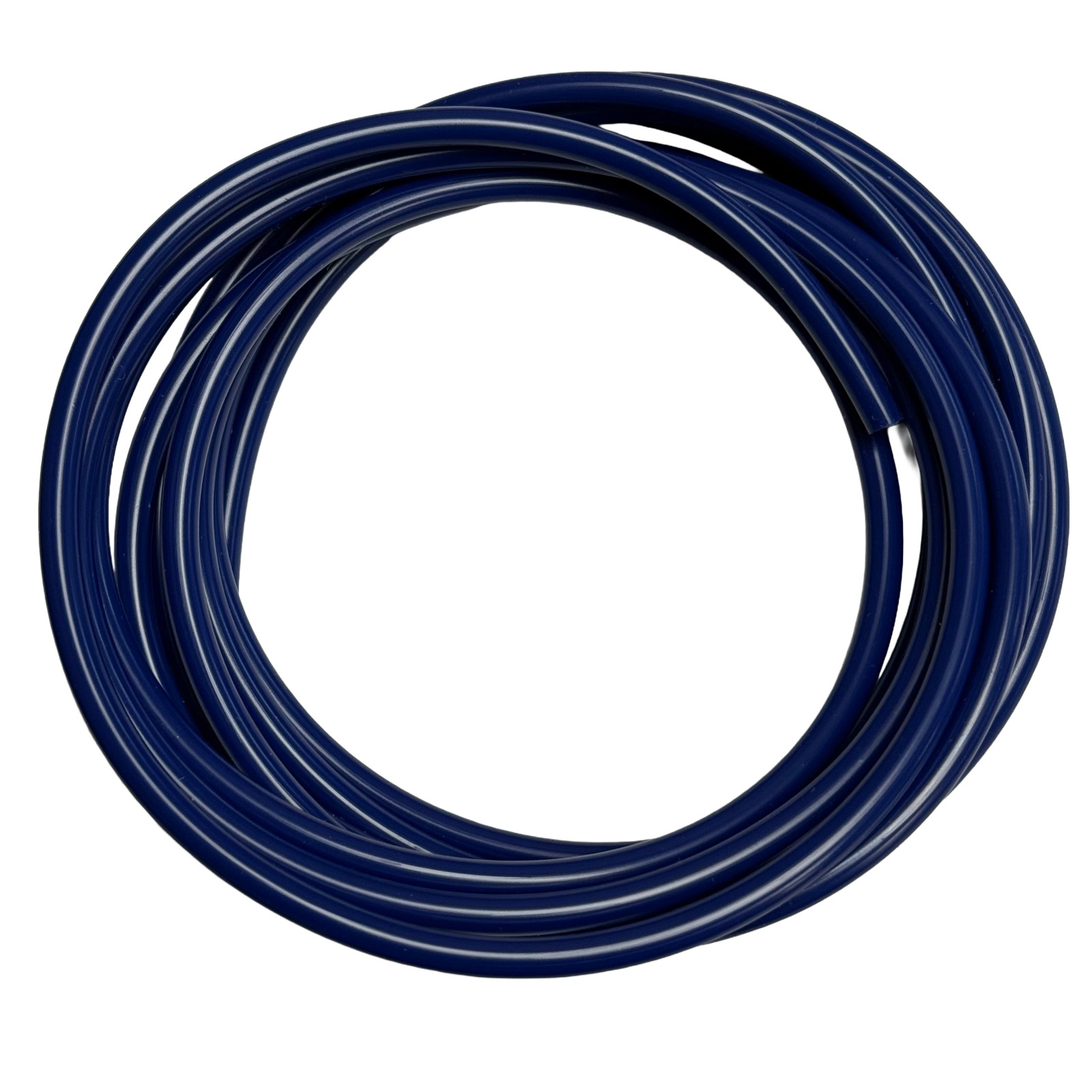 Silicone Vacuum Hose, 2mm ID, 1.4mm wall thickness, Blue, 10 foot length, 550°F
