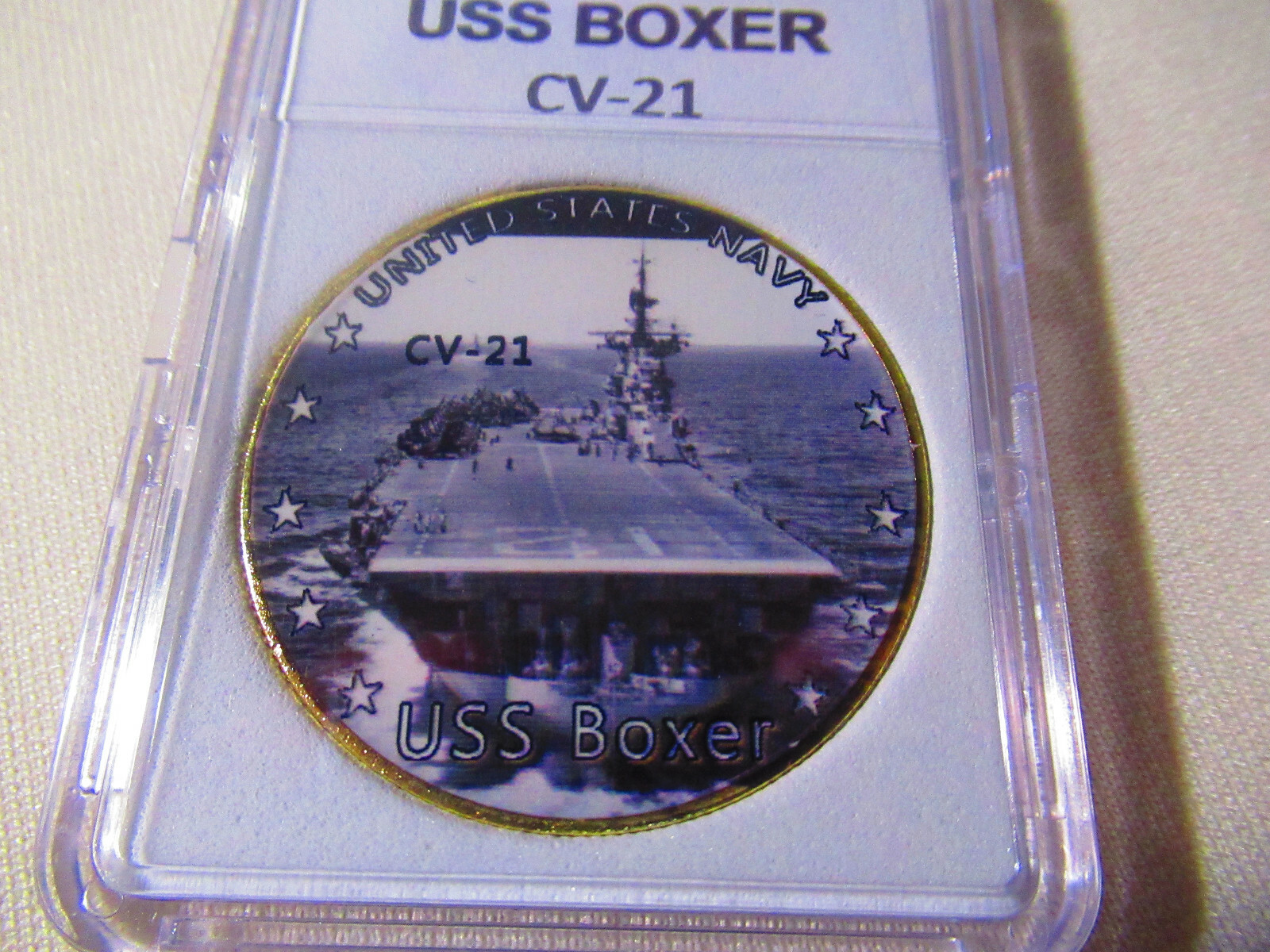 US NAVY - USS BOXER CV-21 Challenge Coin