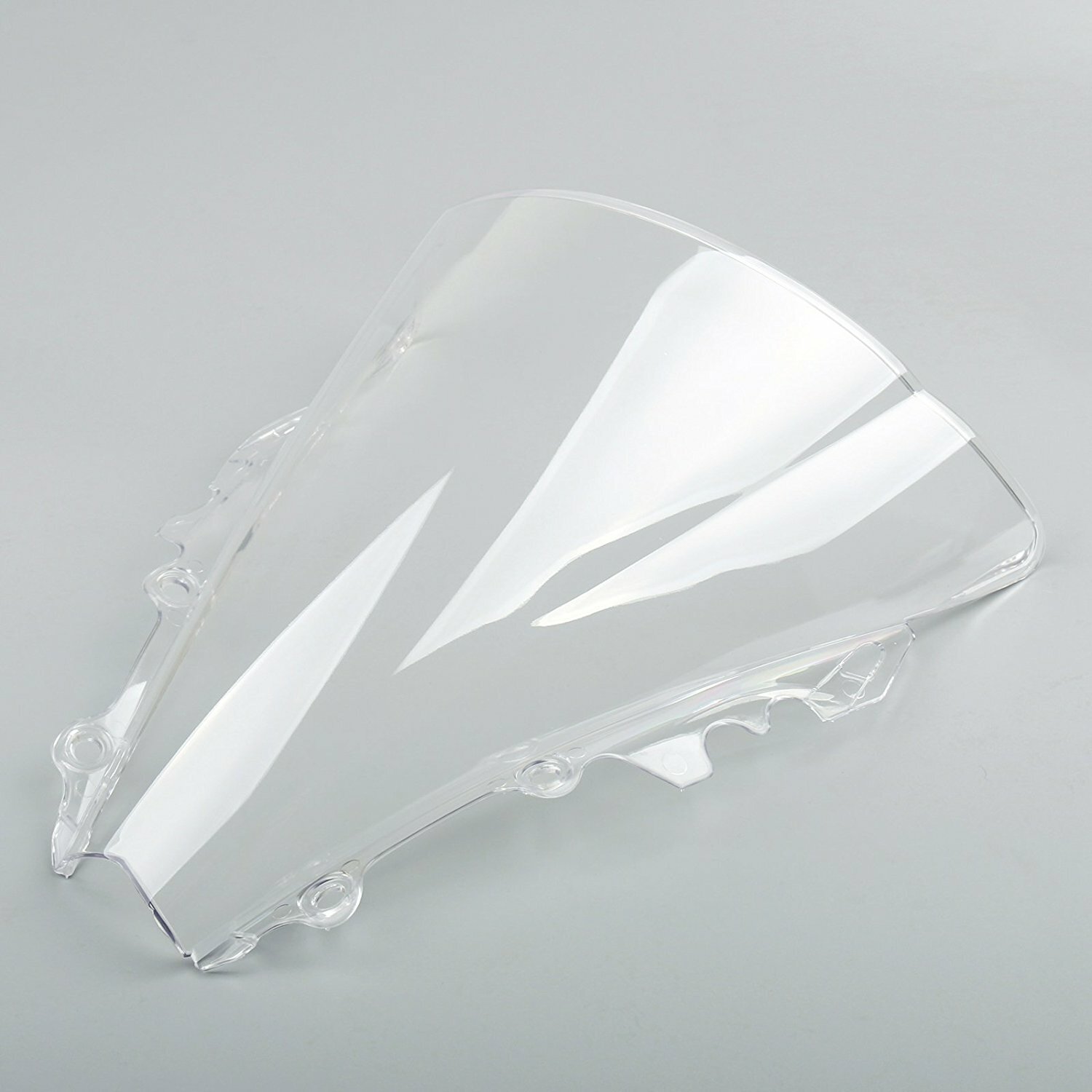 Clear Double Bubble Windscreen Windshield Shield ABS For Yamaha YZF R6 2006-2007