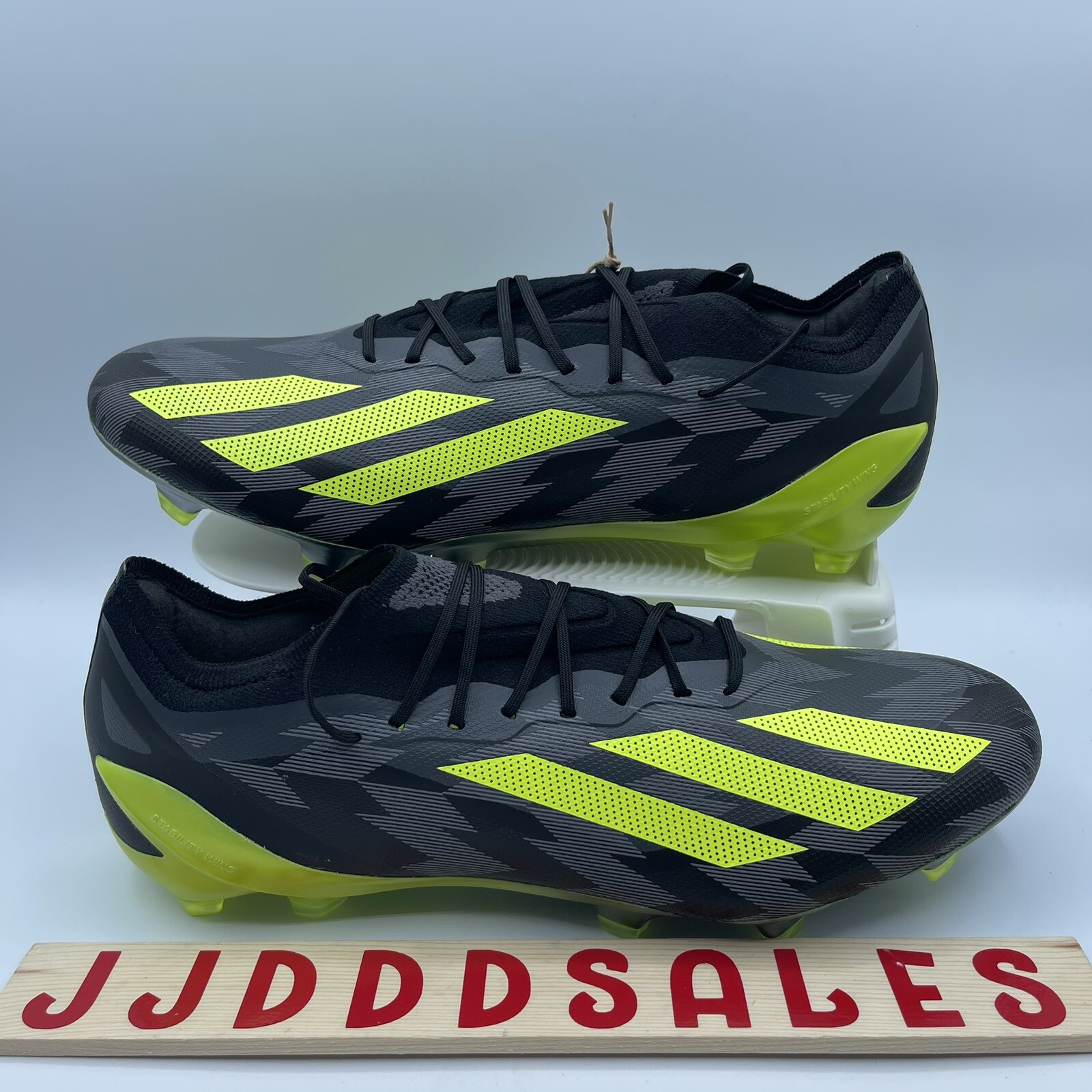 Adidas X CRAZYFAST Injection.1 FG Soccer Cleats Black Yellow IG0670 Men’s Sz 12