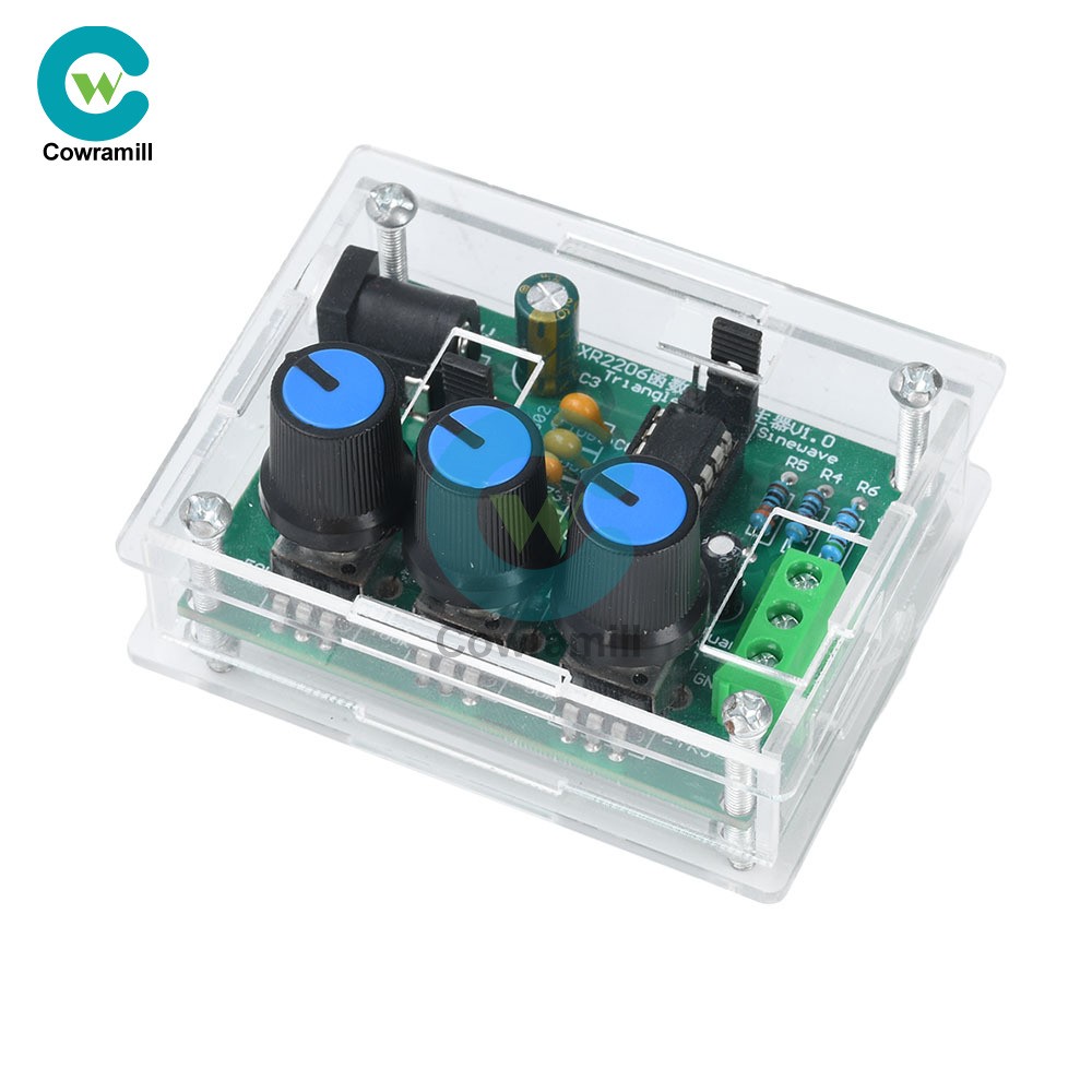 XR2206 Function Signal Generator Sine Triangle Square Output 1HZ-1MHZ DIY Kits