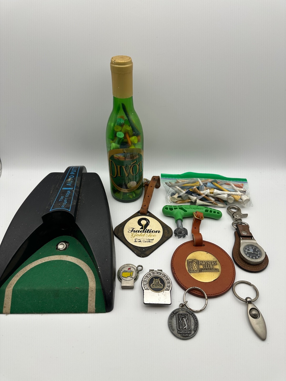PGA Golf Lot - Auto Putt/Divot Tees/Master's KeyChains - Fast Free Shipping!