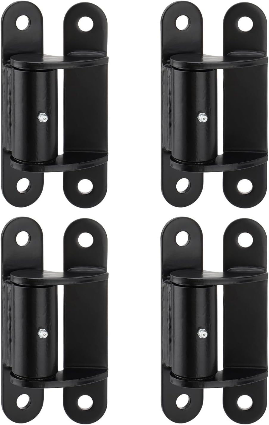 Heavy Duty 7" Gate Hinges - 1100 lbs Capacity, 4 Pack, Bolt/Weld On