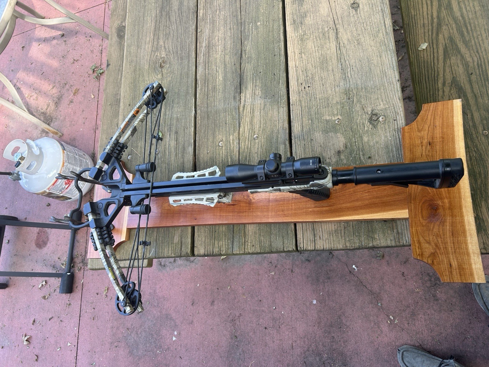 Wooden Display Mount for Crossbow