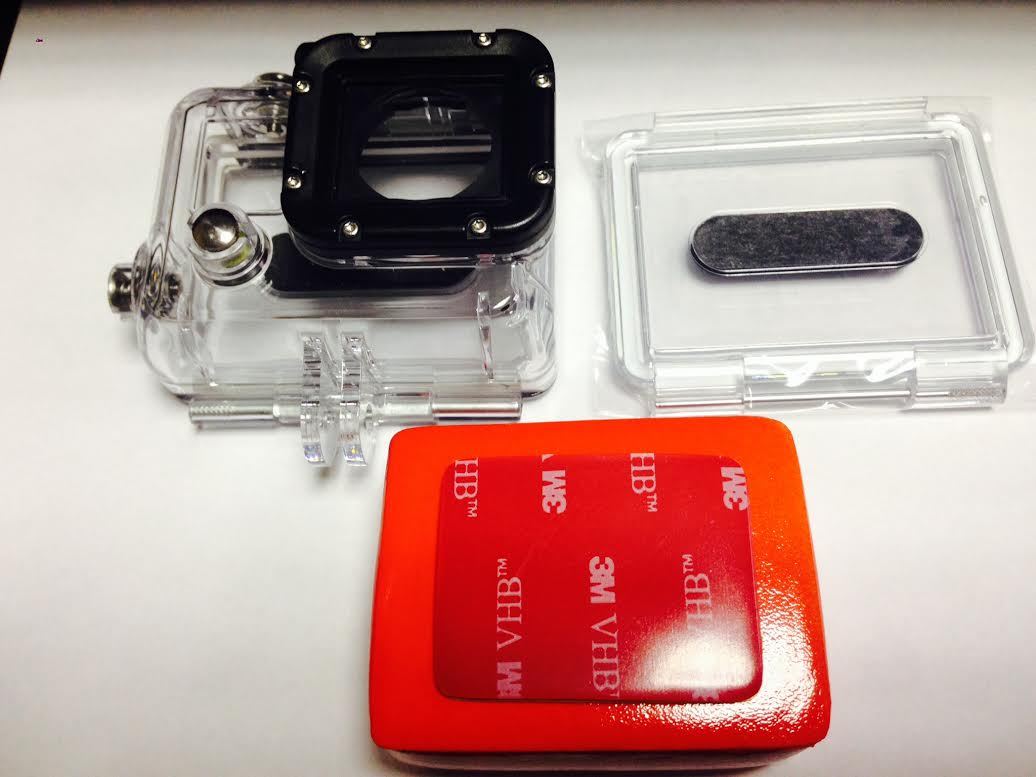 GoPro HD HERO4 Black Hero3+ Waterproof Dive Housing Underwater Case+Floaty+Cap's