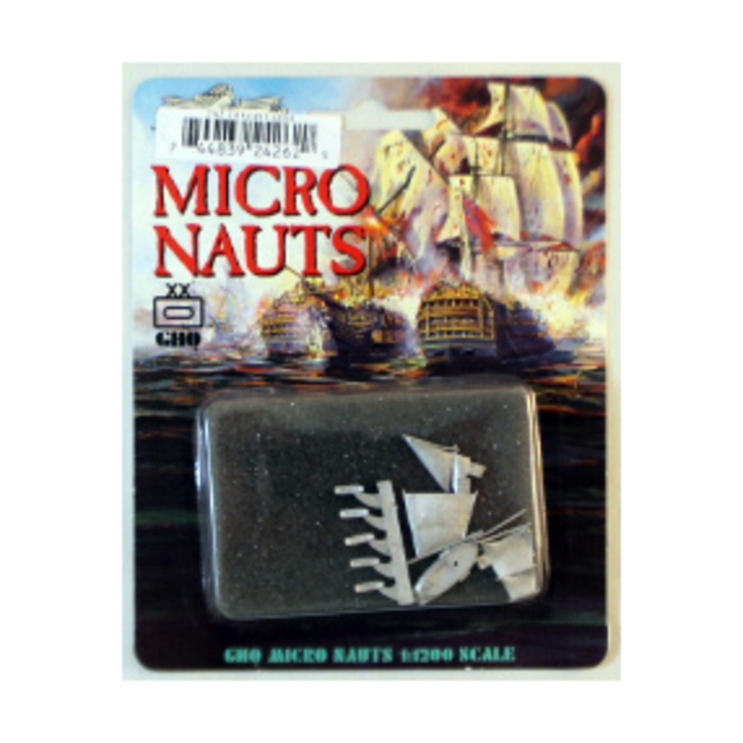 GHQ Micronauts Napoleonic Battle Sail 1/1200 14 Gun Cutter Pack New