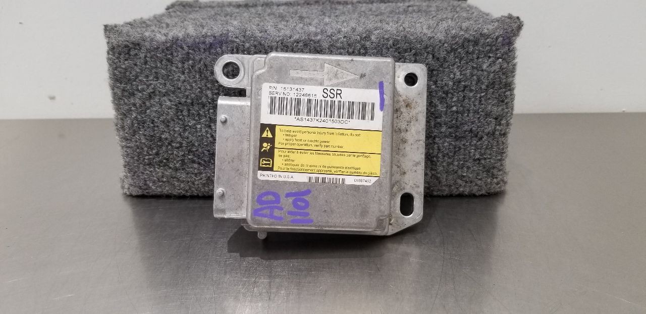 04 CHEVY SSR SRS CONTROL MODULE 12246615