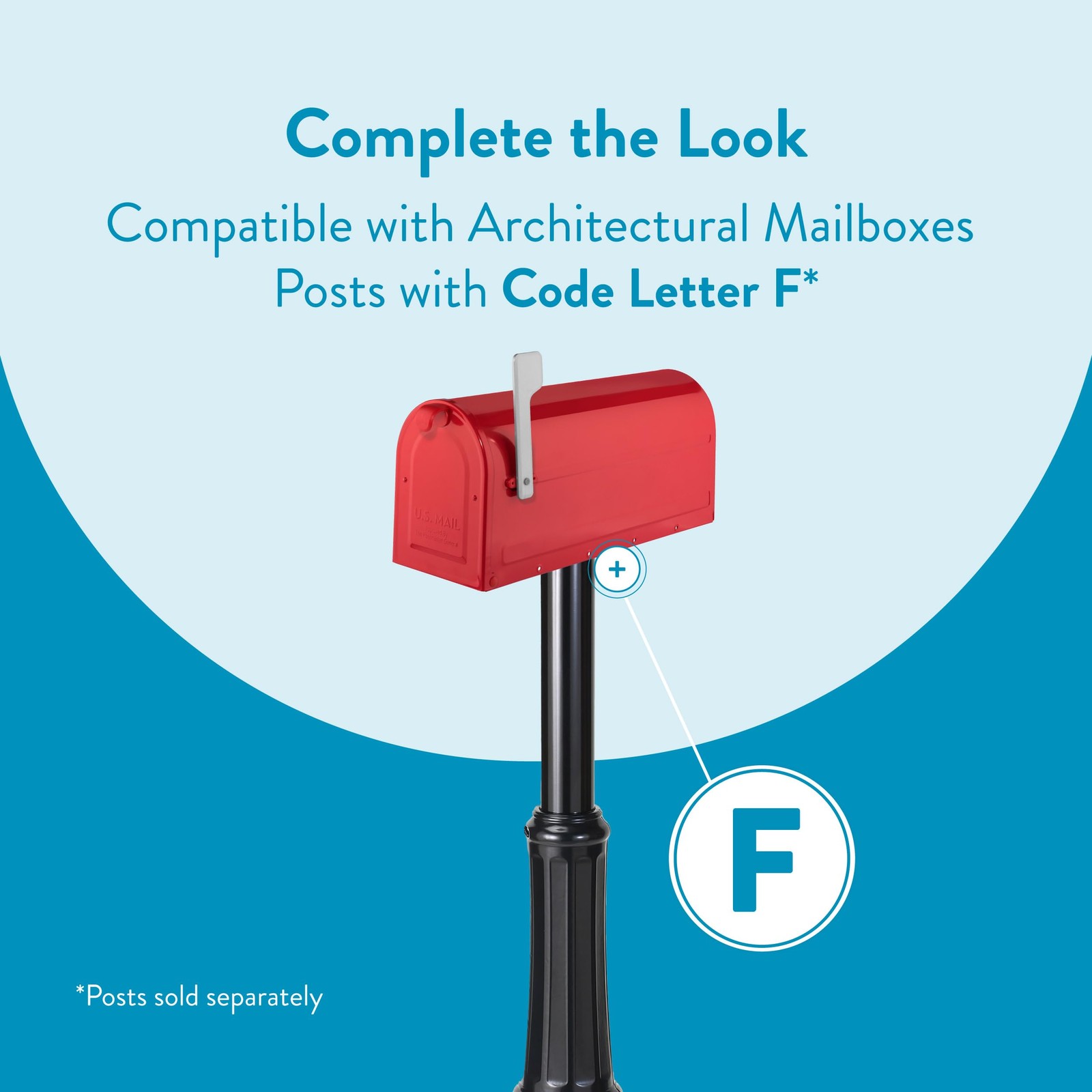 7600R MB1 Mailbox, Medium Red