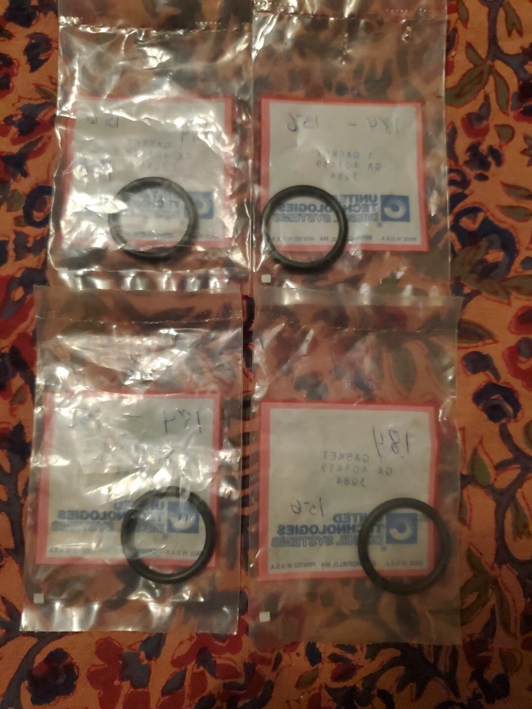 United Technologies Diesel Systems O Ring GA 403439 4 Total In Original Package