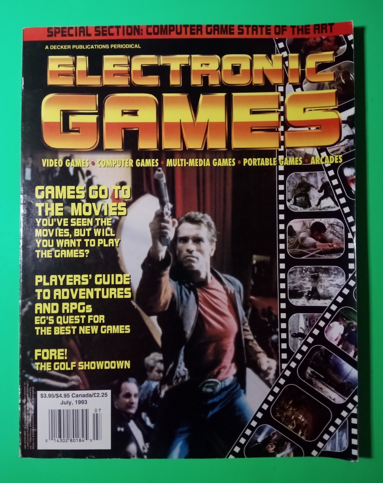 Electronic Games Magazine July, 1993 Issue 10 - Games Go To The Movies