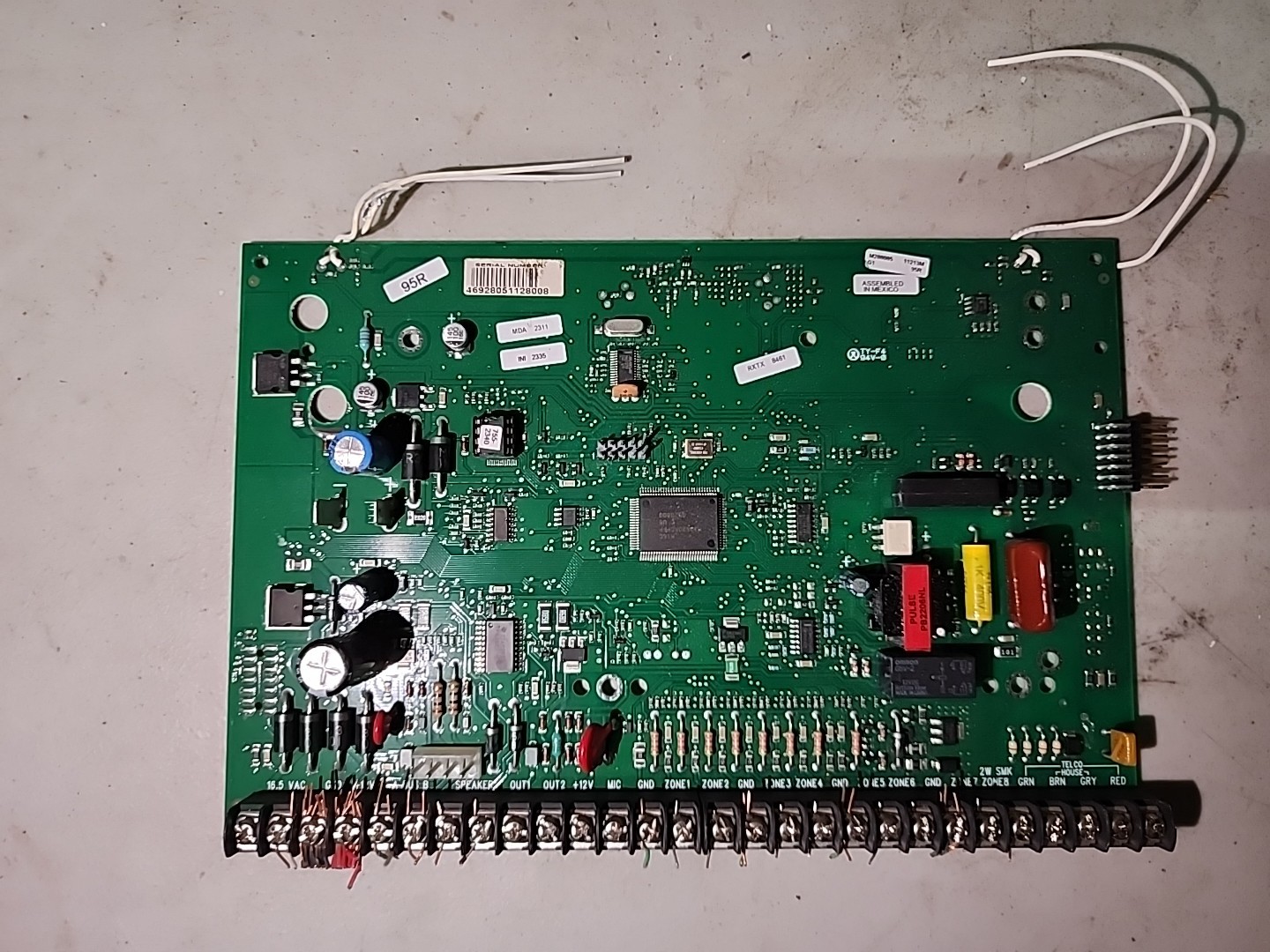 Concord 4 series system GE security panel 95R TY-F4