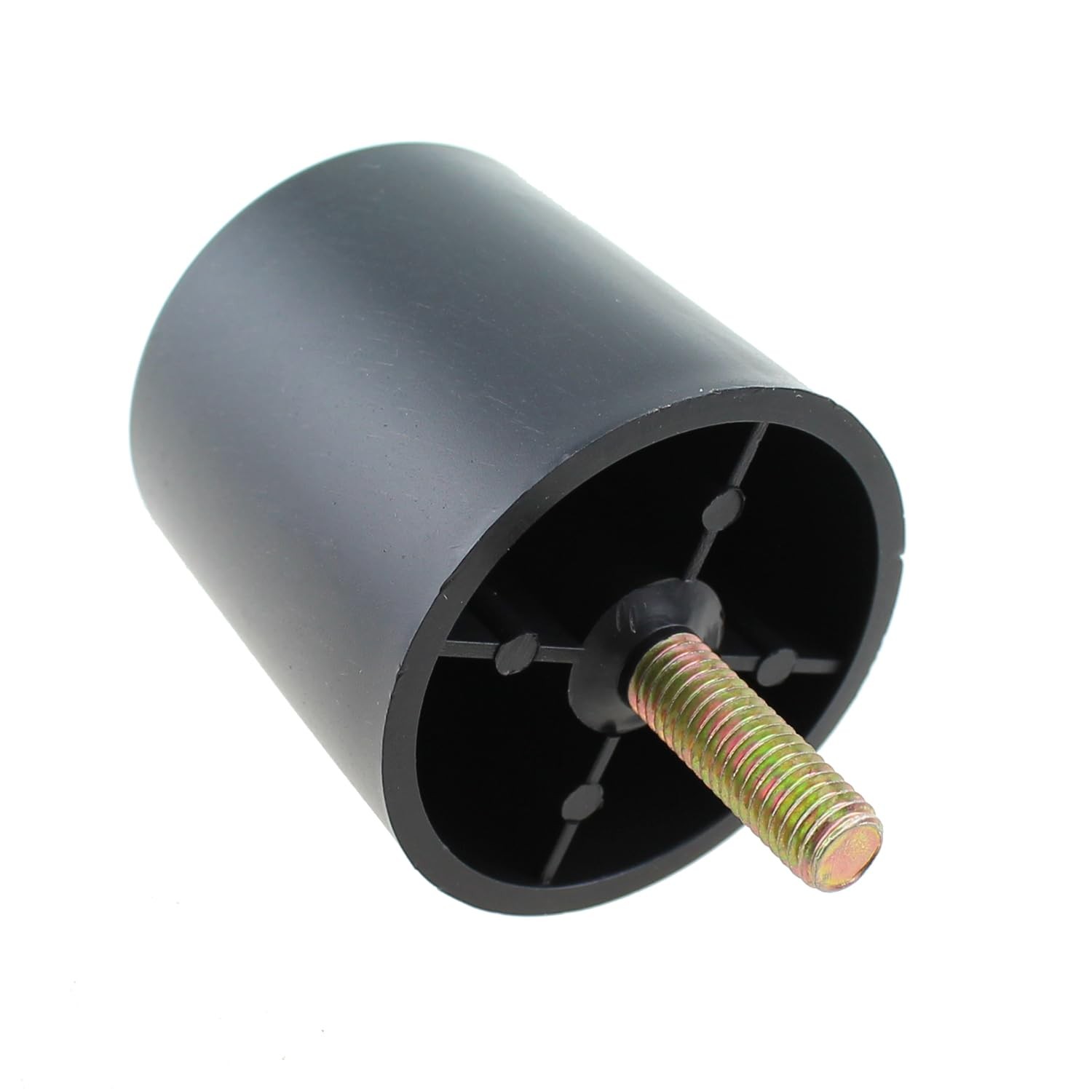4PCS 50x50mm Plastic Sofa Legs Round Furniture Feet with M8 Hanger Bolts Suit...