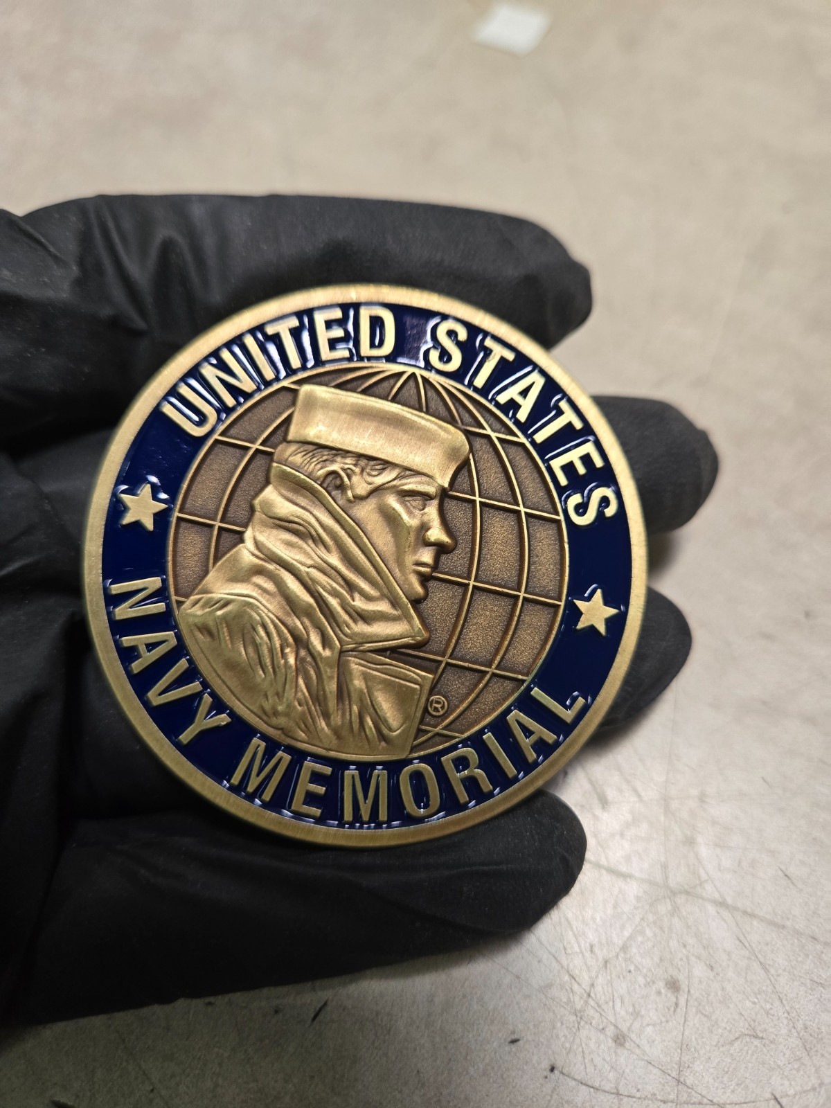 America's Navy 250th Anniversary Challenge Coin Navy Memorial