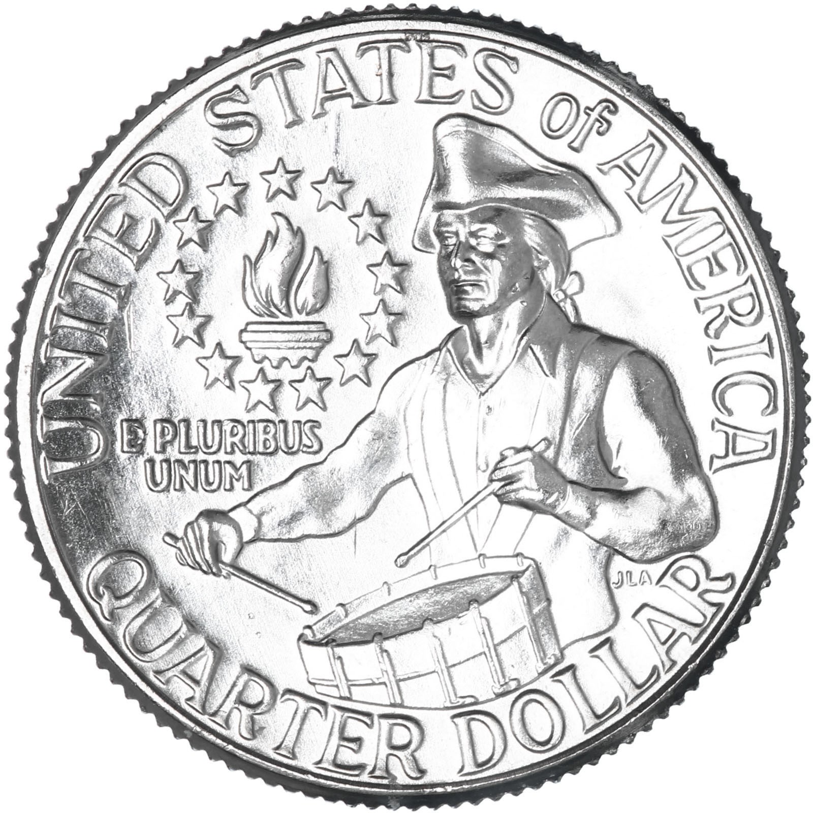 1976 D Washington Quarter BU Bicentennial US Coin