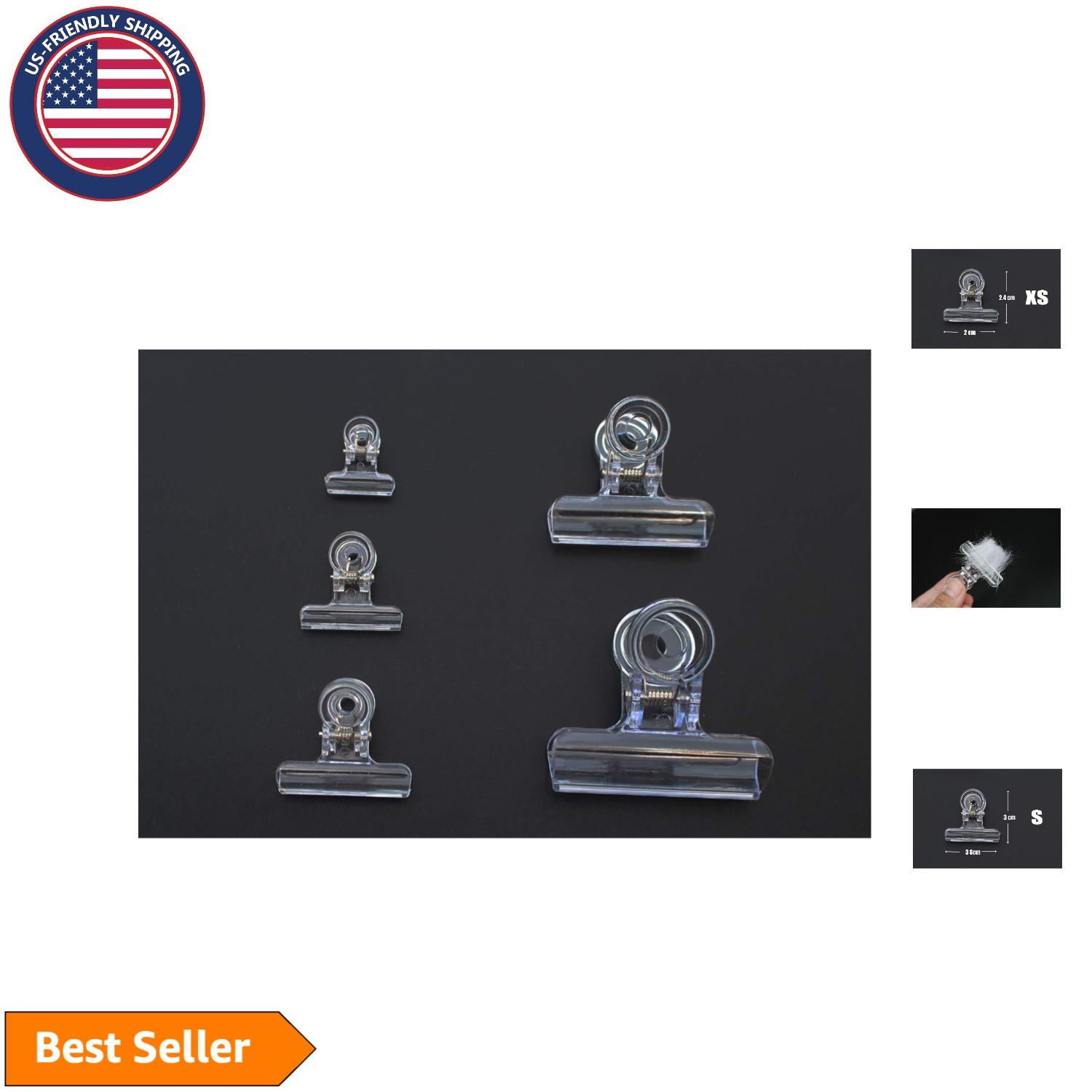 Efficient Fly Fishing with 5 Pcs Lightweight CDC Feather Clips - Modern Design