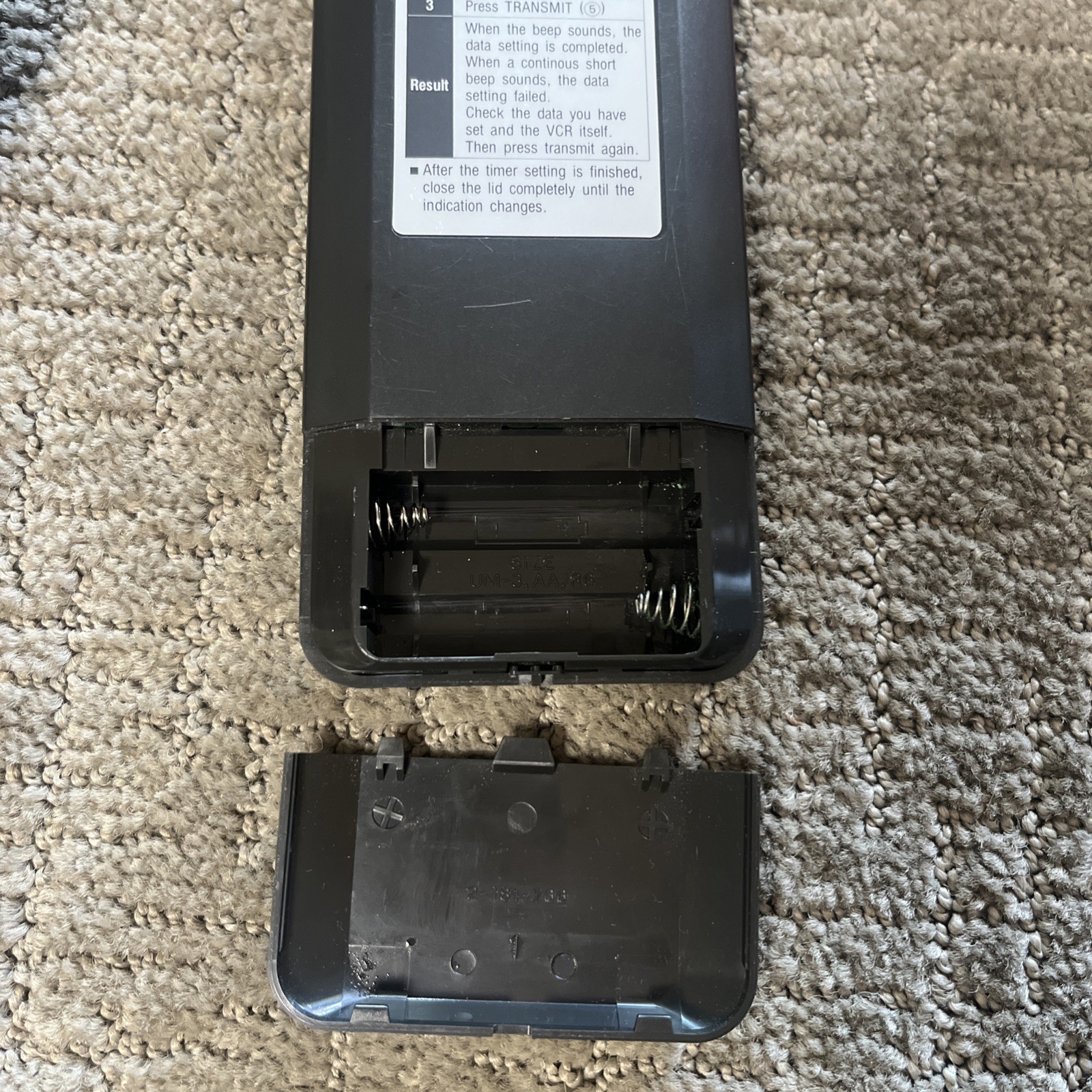 Sony RMT-455 VTR / TV Remote Control Genuine