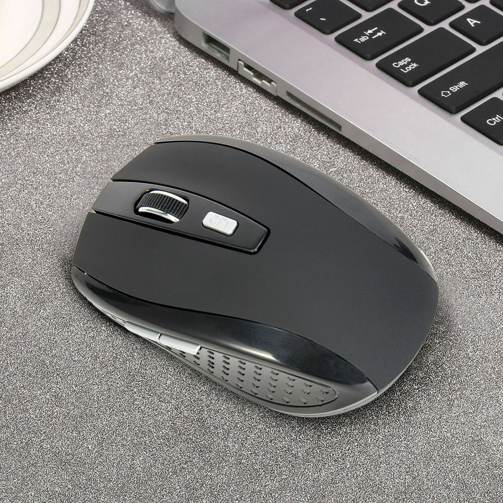 2.4GHz Wireless Optical Mouse Adjustable DPI Cordless Mice + Receiver for Laptop