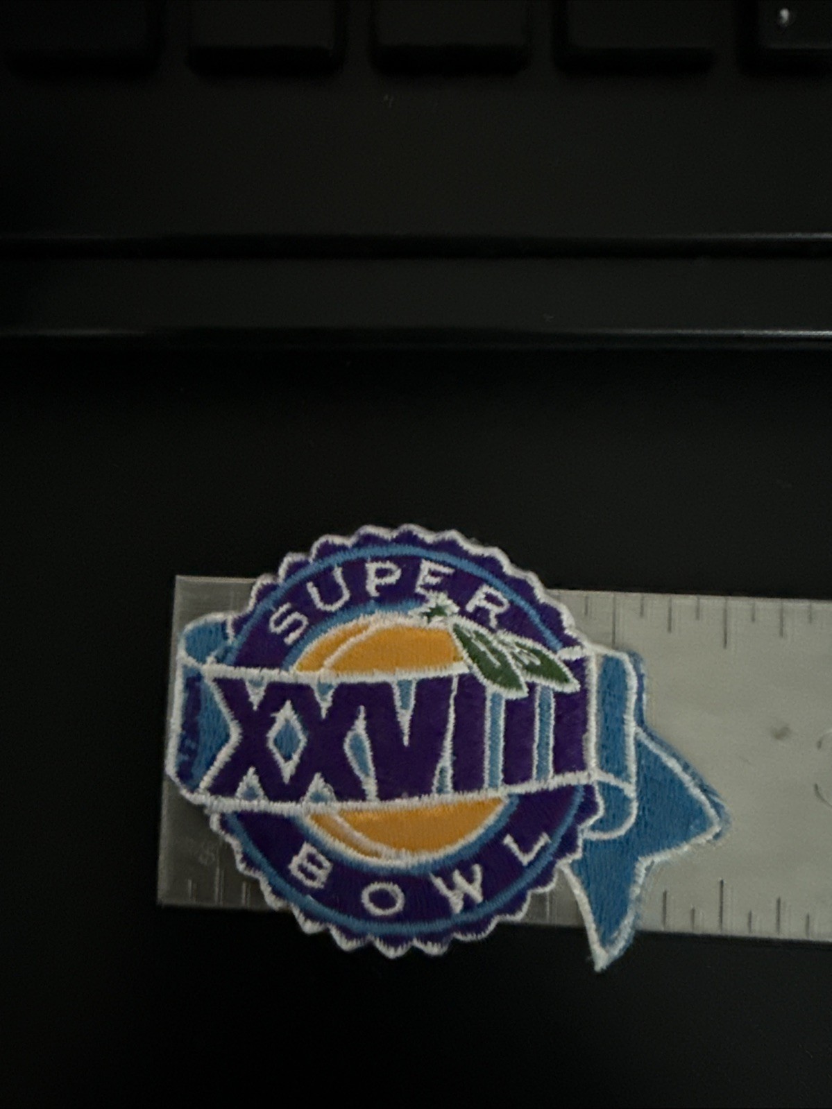 Super Bowl XXVIII (28) 2" Logo Patch Dallas Cowboys vs Buffalo Bills Football