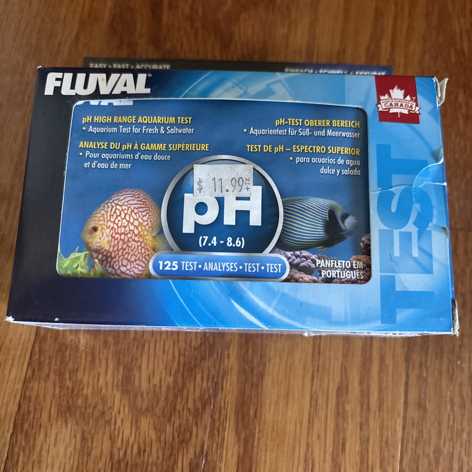 Fluval High Range PH Test Kit 7.4-8.6 PH Fish Aquarium Accessories Water Test