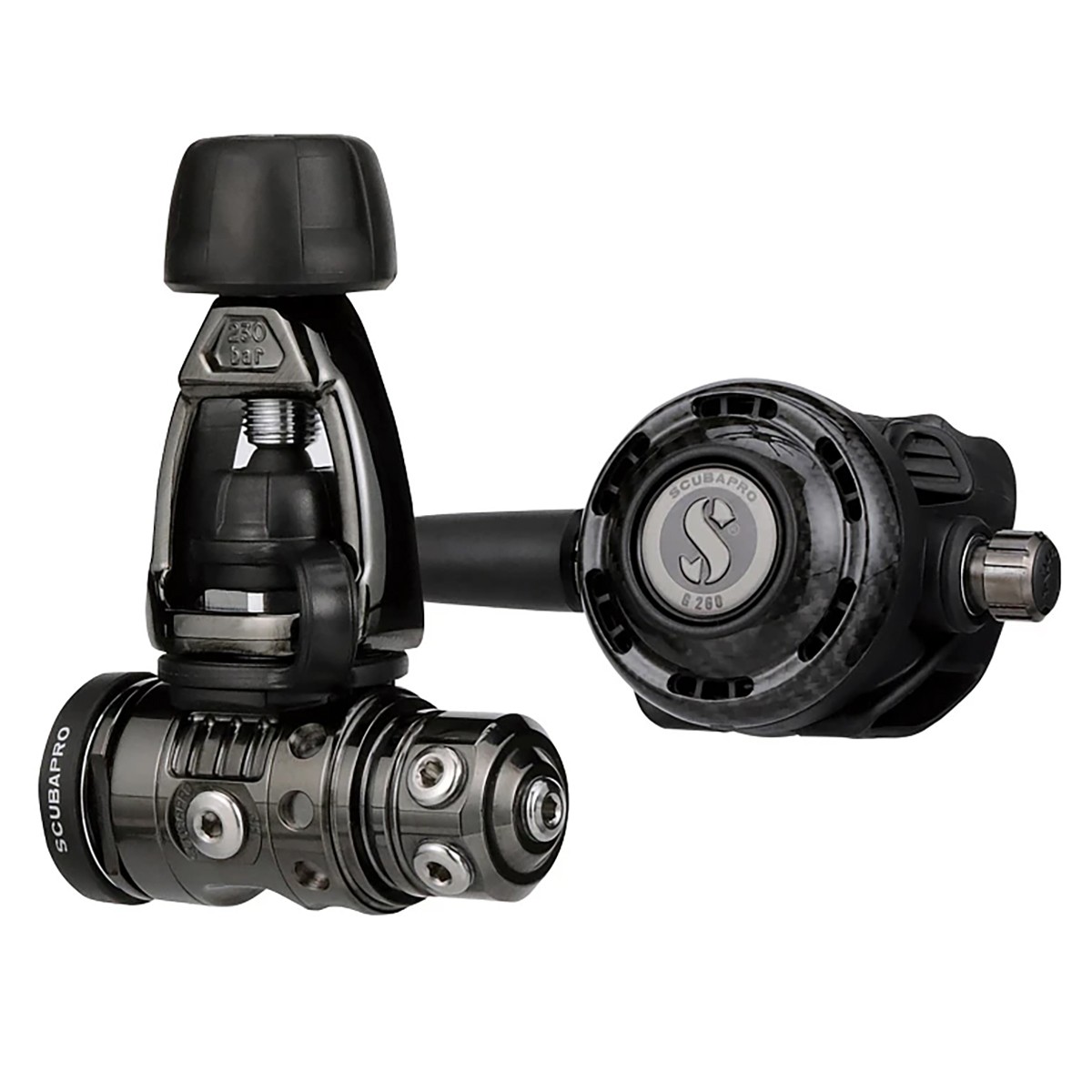 Scubapro MK19 EVO BT/G260 Carbon BT Yoke Dive Regulator System