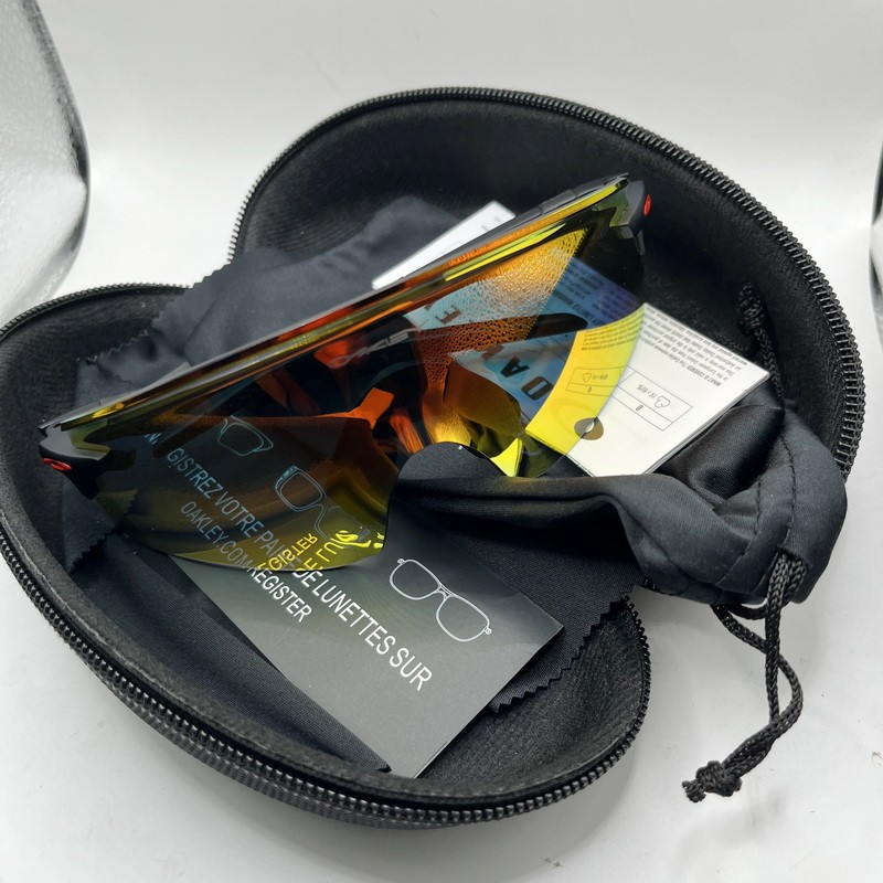 New Oakley Encoder OO9471 Matte Orange/Red PRIZM Gold MIRROR Sunglasses US