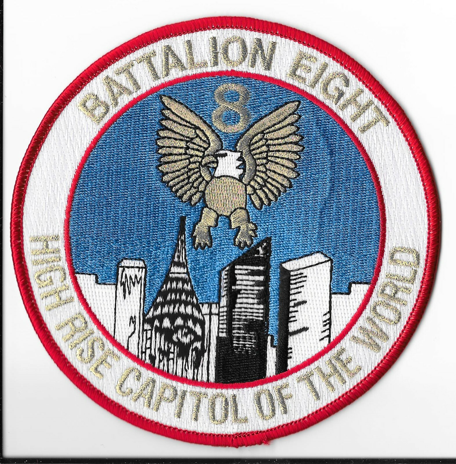 New York Fire Department (FDNY) Battalion 8 Patch V1