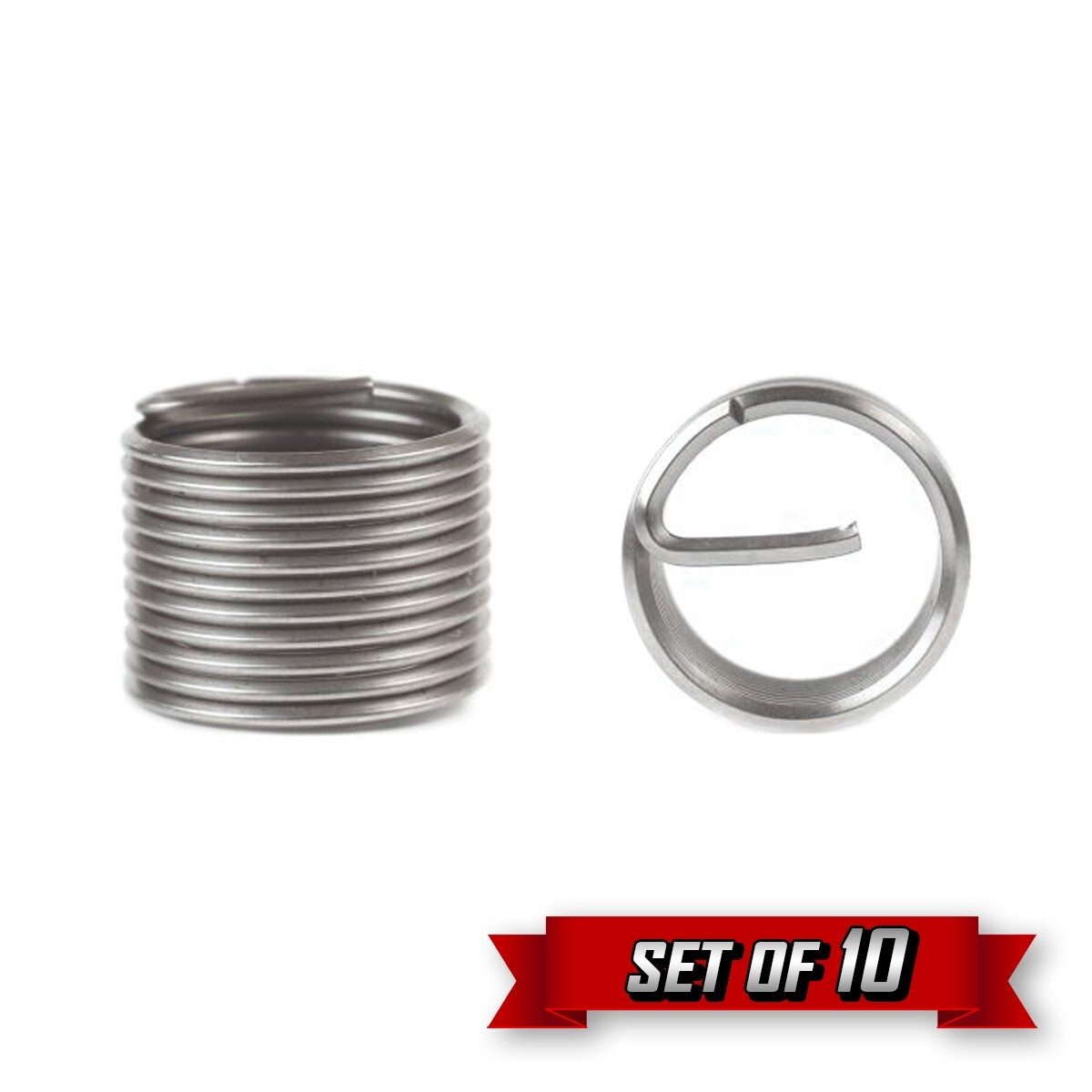 ReCoil 04623 | Free-Running Threaded Insert, 12-28 x 0.324", Stainless (10pk)