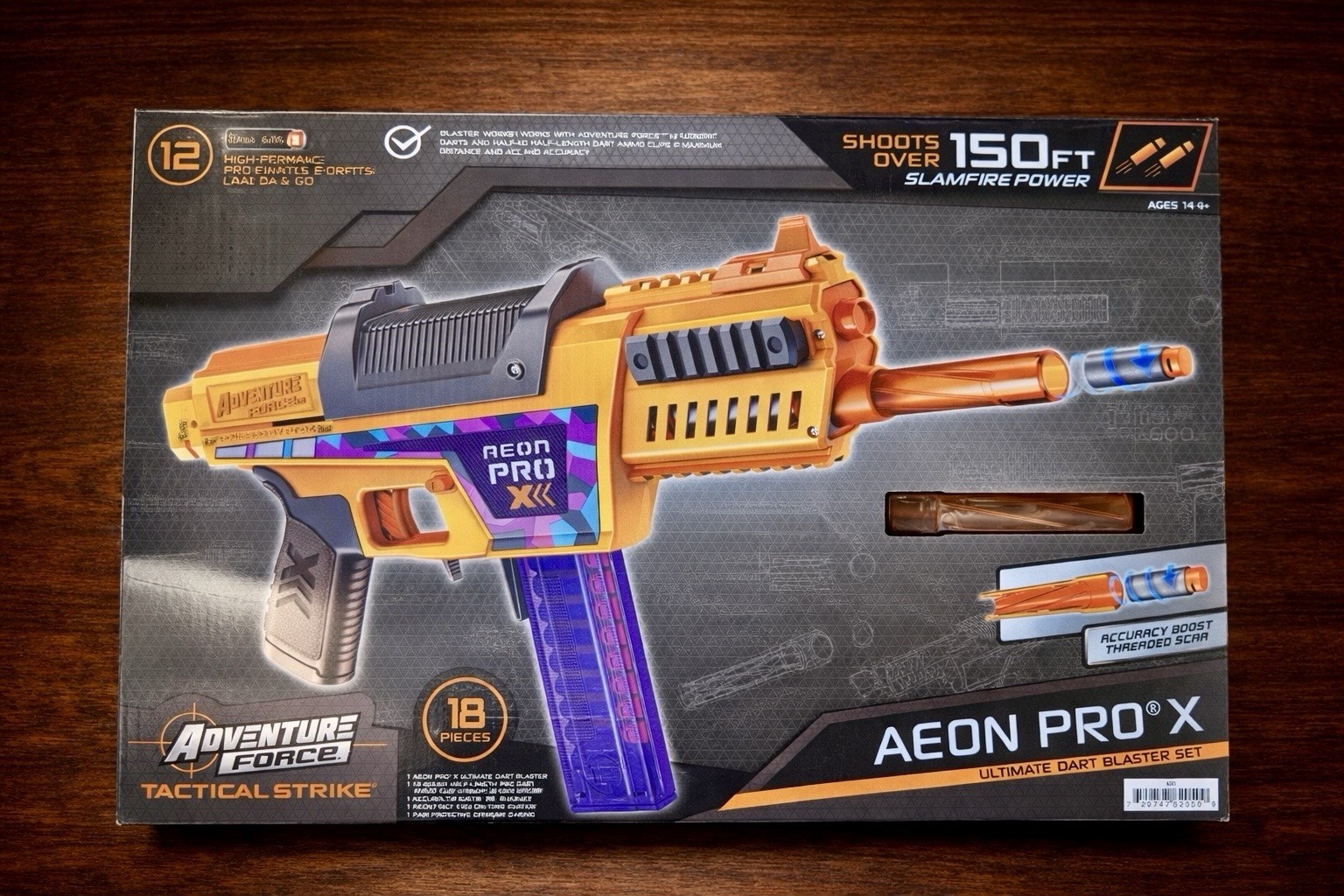 New Adventure Force Tactical Strike Aeon Pro X Ultimate Dart Blaster Set NIB