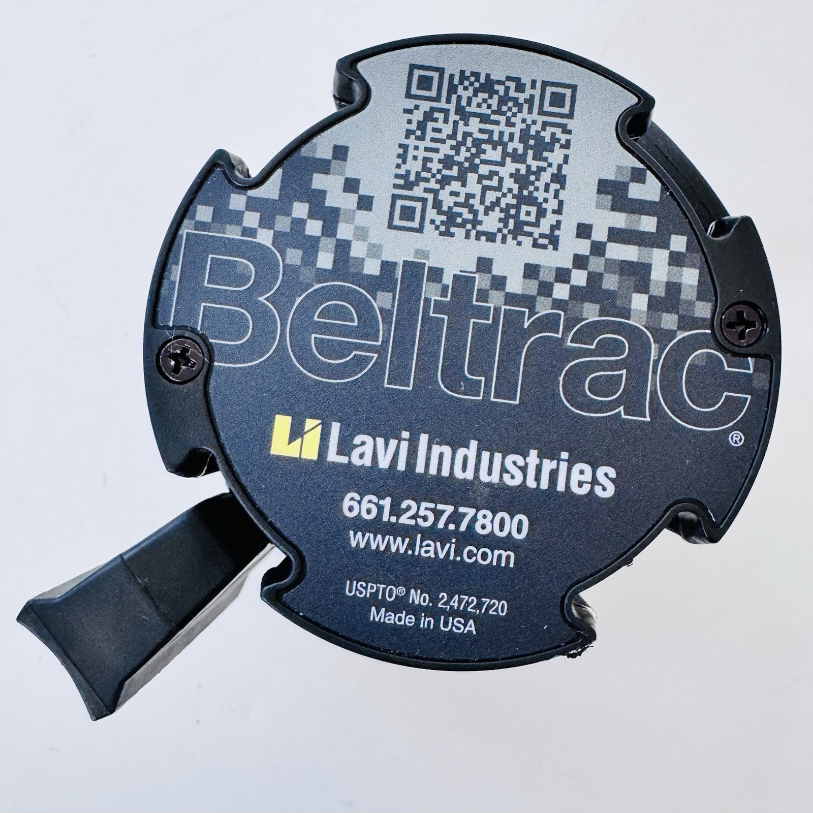 Beltrac Wall Magnetic Retractable Barrier Belt Lane Closed