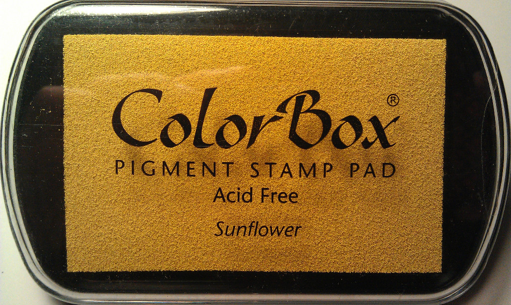 ClearSnap ColorBox Full Size Pigment Ink Inkpad Sunflower