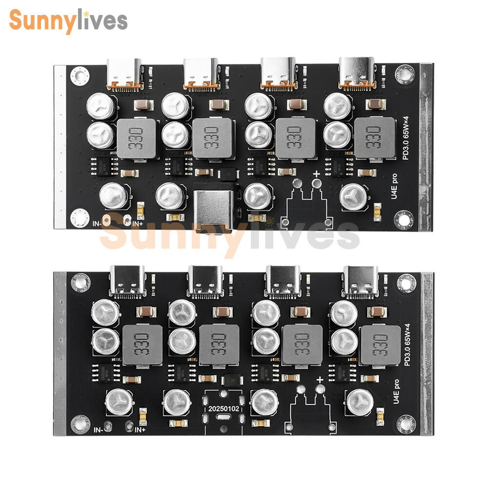 4Channel 65W Fast Charging Module PRO Type-C Support PD3.0/2.0 QC3.0/2.0 FCP AFC