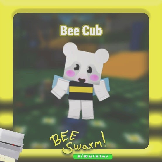 Bee Swarm Simulator Bee Cub Crypto-Collectible Virtual Item Collectible